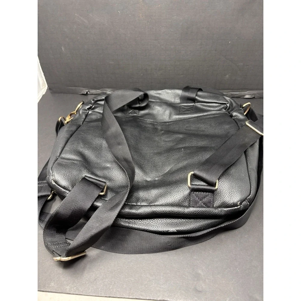 Kiki Lu Black Diaper Bag Backpack